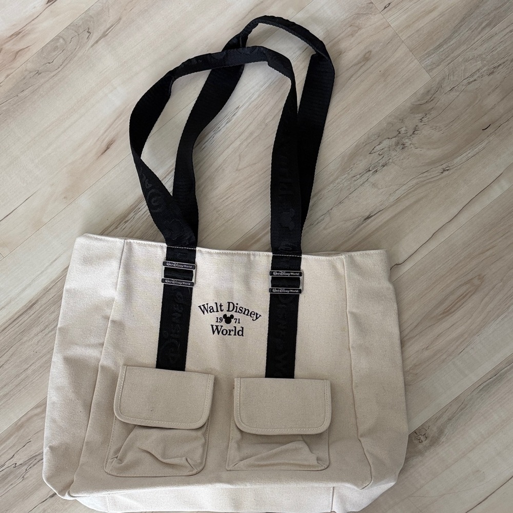 Walt Disney World Vintage Style 1971 Canvas Tote Bag